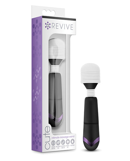 Blush Revive Cute Massage Wand - Black - LUST Depot