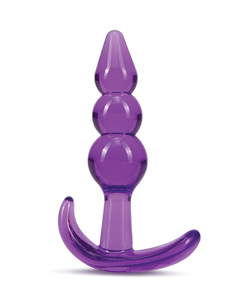 Blush B Yours Triple Bead Anal Plug - Purple - LUST Depot