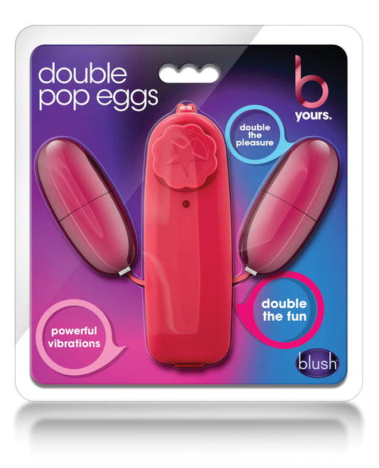 Blush B Yours Double Pop Eggs - Cerise - LUST Depot