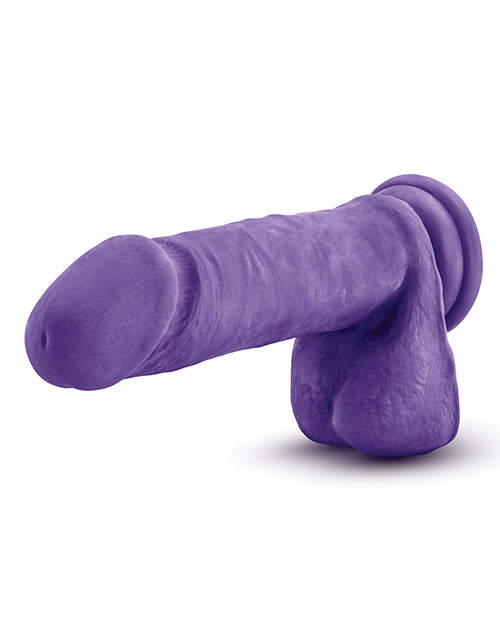 Blush Au Natural Bold Hero 8" Dildo - Purple - LUST Depot