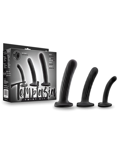 Blush Temptasia Twist Kit - Black Set Of 3 - LUST Depot