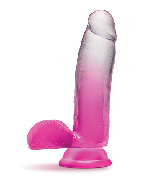 Blush B Yours 7" Sugar Magnolia Dildo - Fuchsia - LUST Depot