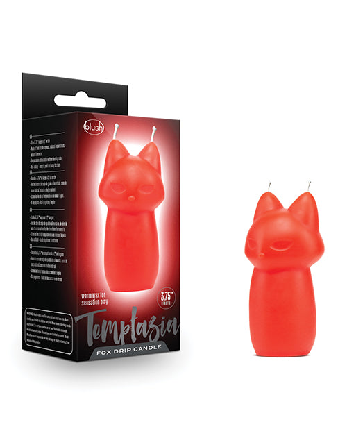 Blush Temptasia Fox Drip Candle - Red - LUST Depot