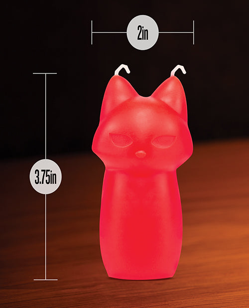 Blush Temptasia Fox Drip Candle - Red - LUST Depot