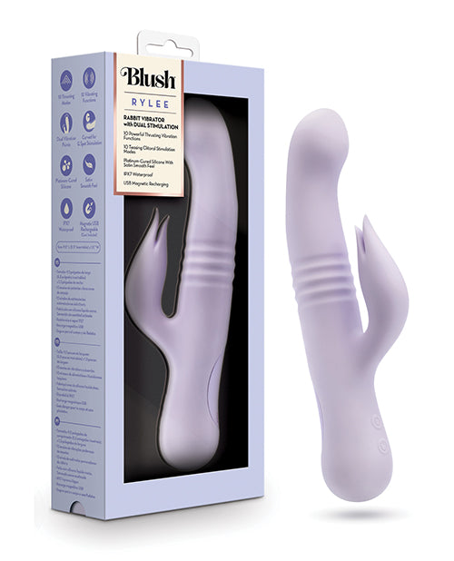 Blush Rylee Rabbit Vibrator - Lavender - LUST Depot