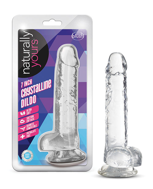 Blush Naturally Yours 7" Crystalline Dildo - Diamond - LUST Depot