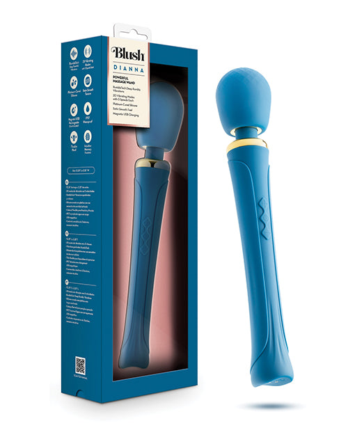 Blush Dianna Wand Massager - Teal - LUST Depot