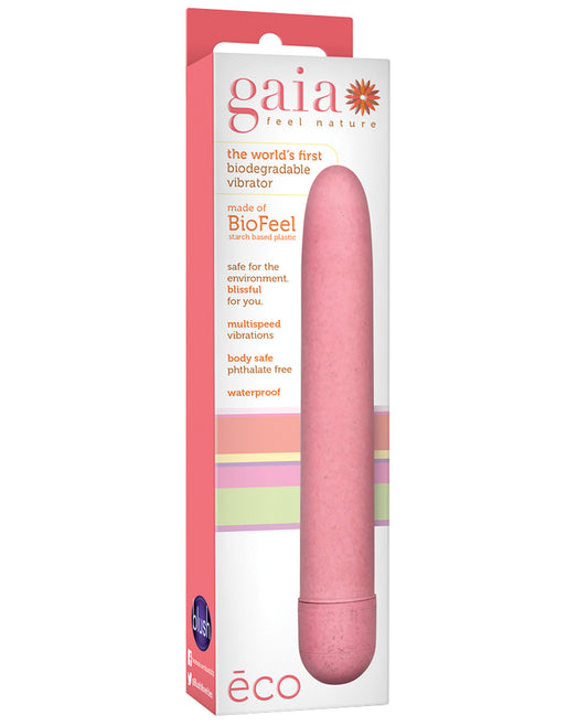 Blush Gaia Biodegradable Vibrator Eco - Coral - LUST Depot