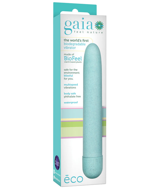 Blush Gaia Biodegradable Vibrator Eco - Aqua - LUST Depot