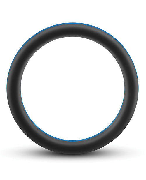 Blush Performance Silicone Go Pro Cock Ring - Black-blue - LUST Depot