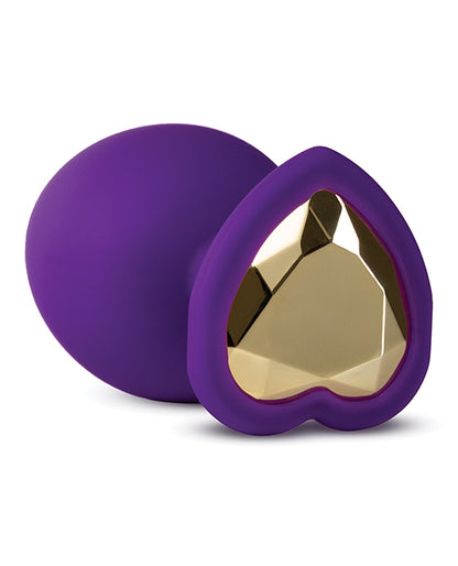 Blush Temptasia Bling Plug W-gem Small - Purple - LUST Depot