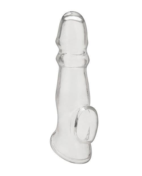 Blue Line C & B 6.75" Girthy Penis Enhancing Sleeve Extension - Clear - LUST Depot