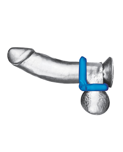 Blue Line C & B Dual Cock & Ball Stamina Enhancement Ring - Jelly Blue Pack Of 2 - LUST Depot