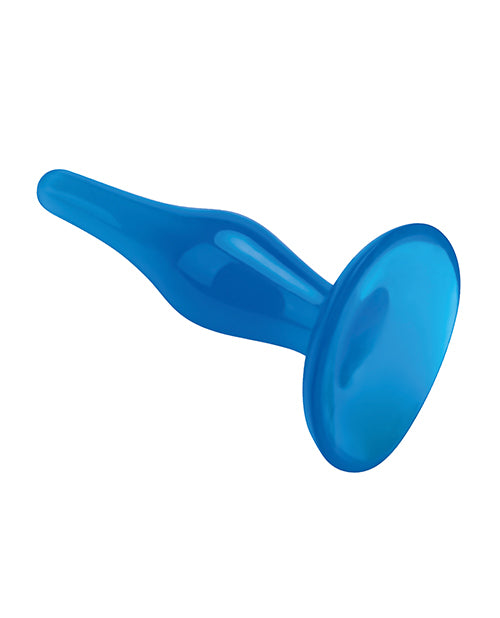 Blue Line C & B 4.75" Easy Insertion Plug - Jelly Blue - LUST Depot