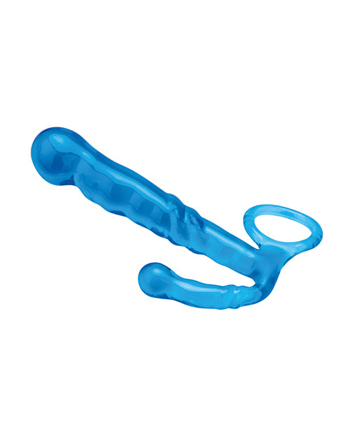 Blue Line C & B 4.5" Beginners Prostate Massager - Jelly Blue - LUST Depot