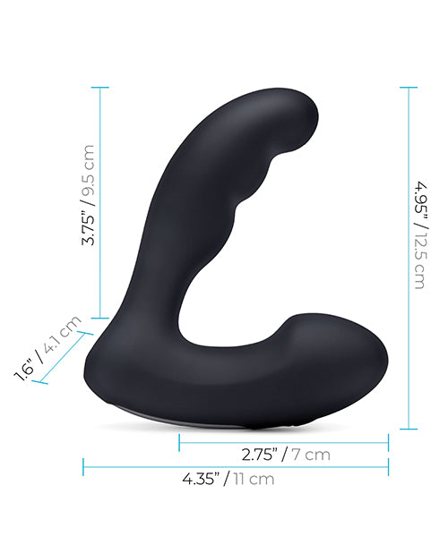 Blue Line Vibrating Prostate Prober W-remote - Black - LUST Depot