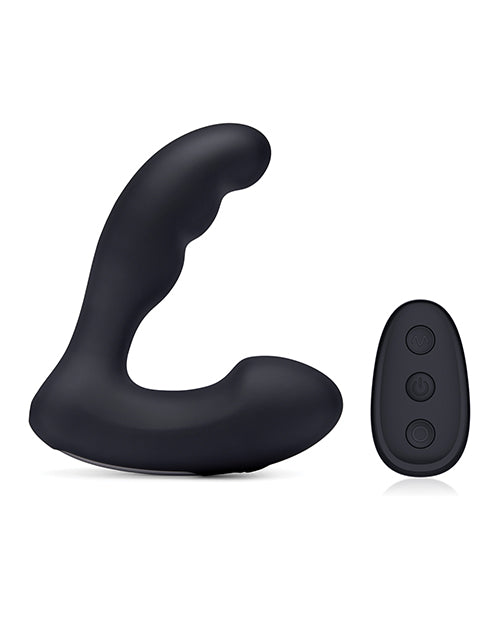 Blue Line Vibrating Prostate Prober W-remote - Black - LUST Depot