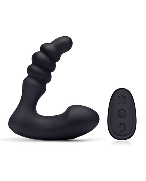 Blue Line Vibrating Prostate Prodder W-remote - Black - LUST Depot