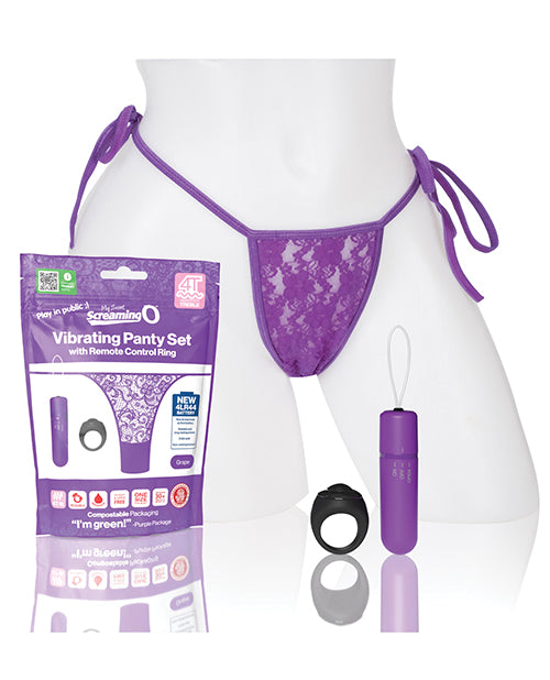 Screaming O My Secret 4t Panty Vibe W/remote  - Grape - LUST Depot