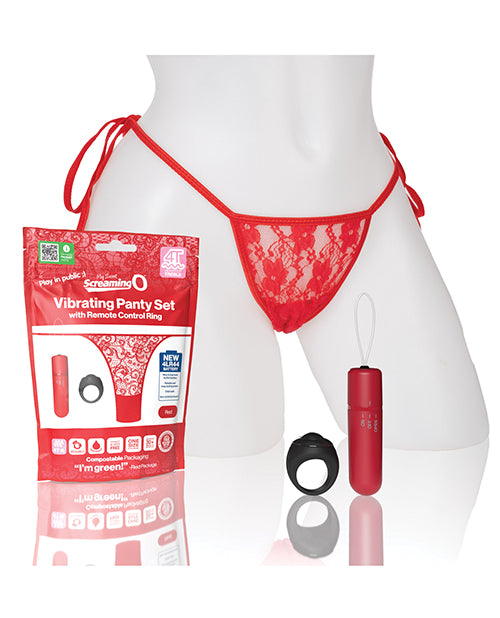 Screaming O My Secret 4t Panty Vibe W/remote  - Red - LUST Depot