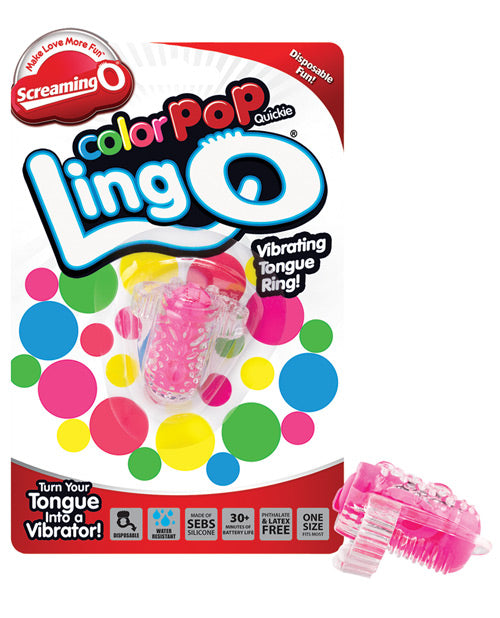 Screaming O Color Pop Quickie Lingo - Pink - LUST Depot