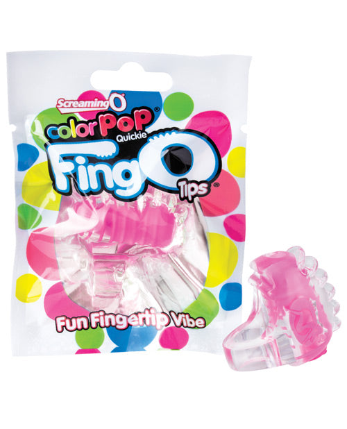 Screaming O Color Pop Fingo Tip - Pink - LUST Depot