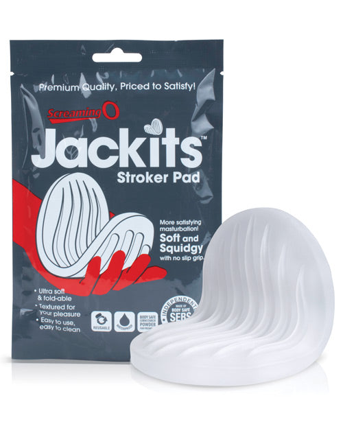 Screaming O Jackits Stroker Pad - Clear - LUST Depot