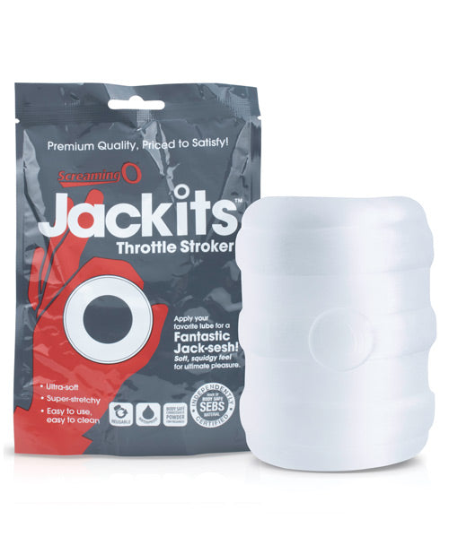 Screaming O Jackits Throttle Stroker - Clear - LUST Depot