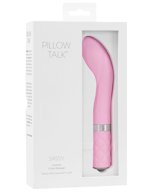 Pillow Talk Sassy G Spot Vibrator - Pink - LUST Depot