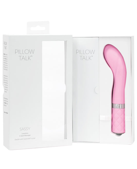 Pillow Talk Sassy G Spot Vibrator - Pink - LUST Depot