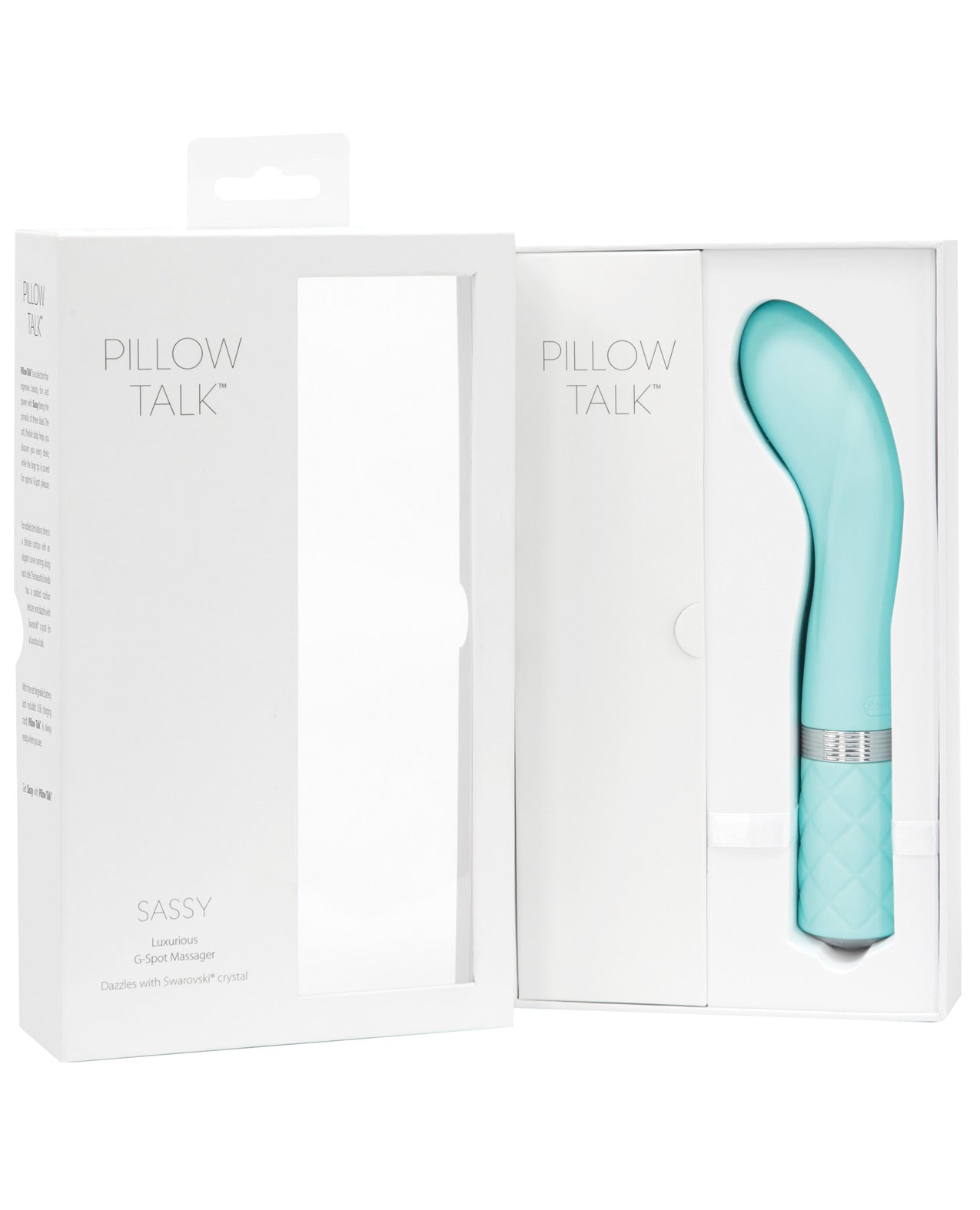 Pillow Talk Sassy G Spot Vibrator - Teal - LUST Depot