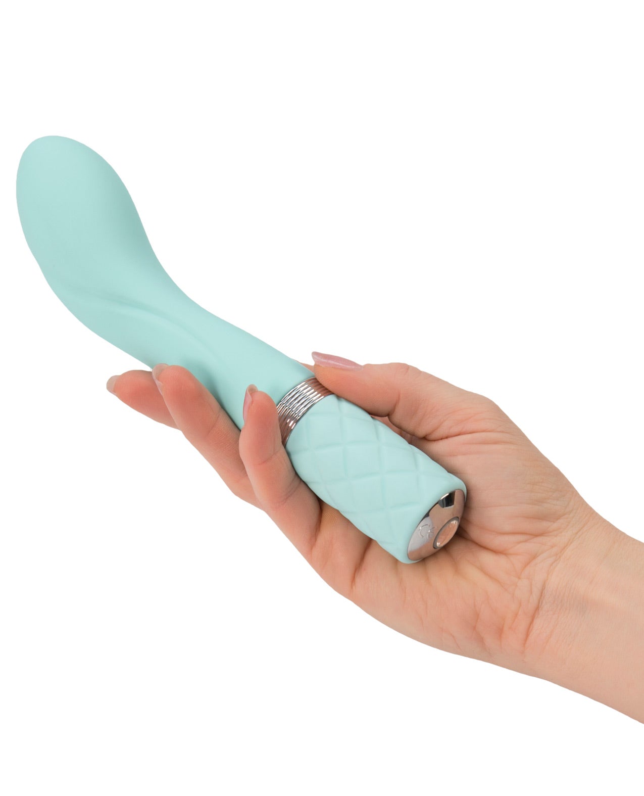 Pillow Talk Sassy G Spot Vibrator - Teal - LUST Depot