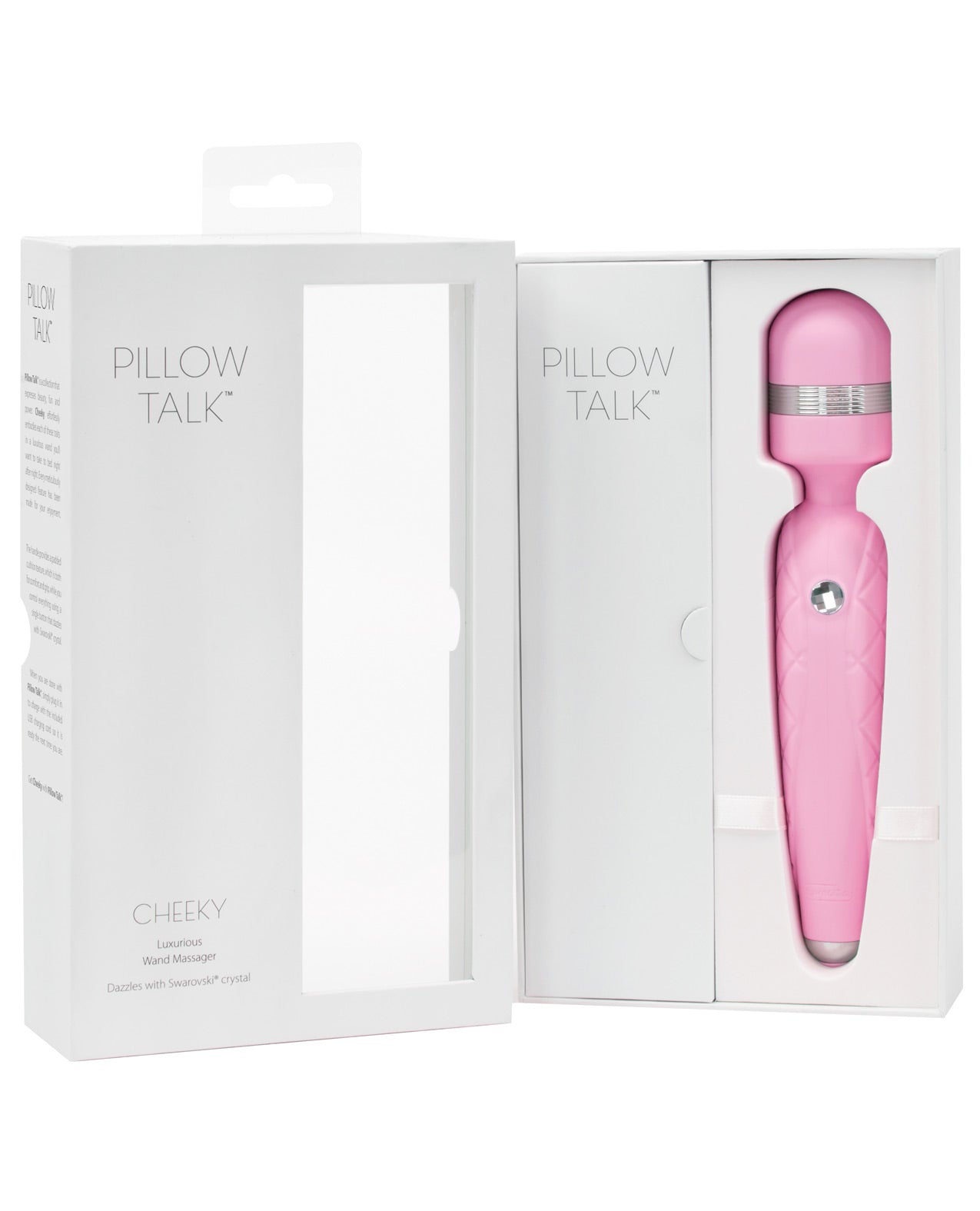 Pillow Talk Cheeky Wand - Pink - LUST Depot