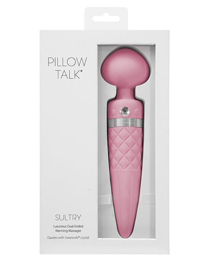 Pillow Talk Sultry Rotating Wand - Pink - LUST Depot