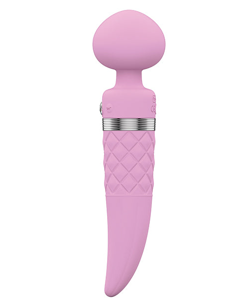 Pillow Talk Sultry Rotating Wand - Pink - LUST Depot