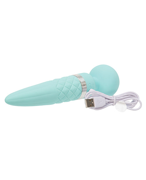 Pillow Talk Sultry Rotating Wand - Teal - LUST Depot