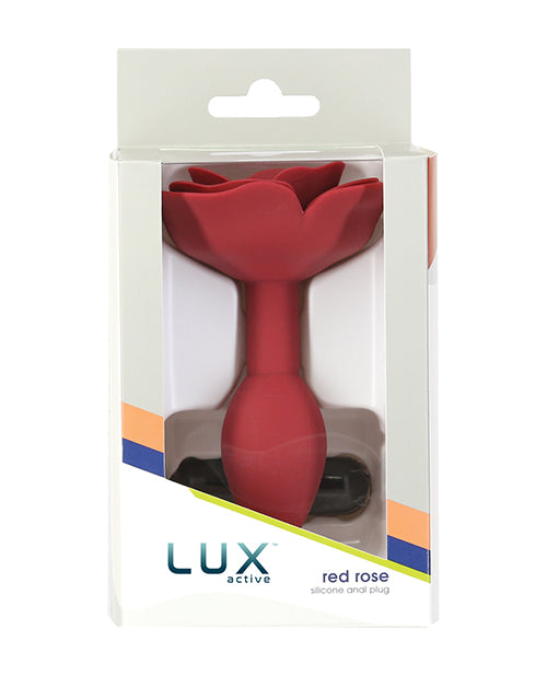 Lux Active Red Rose Silicone Anal Plug - LUST Depot