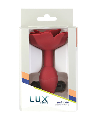 Lux Active Red Rose Silicone Anal Plug - LUST Depot