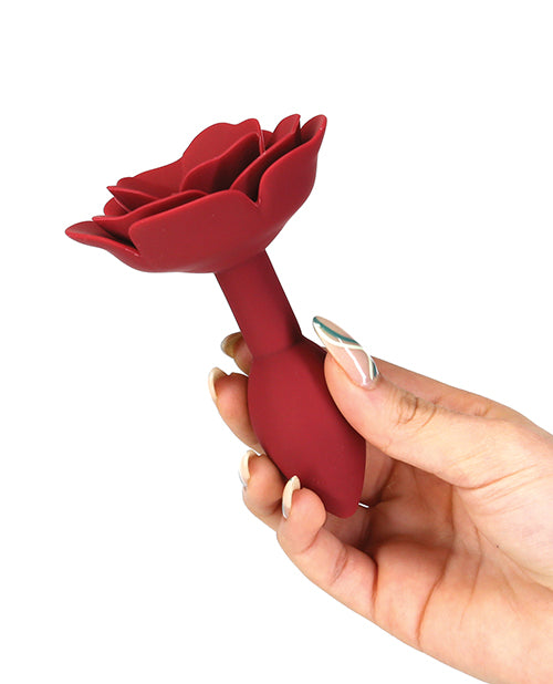 Lux Active Red Rose Silicone Anal Plug - LUST Depot