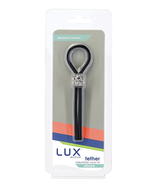 Lux Active Tether Adjustable Cock Tie - Black - LUST Depot