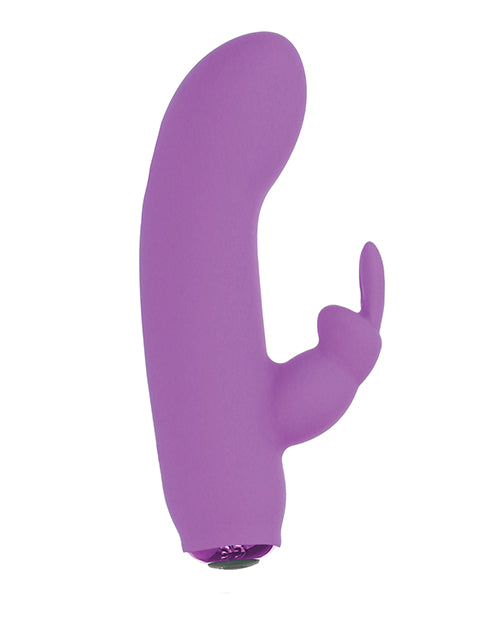 Alice's Bunny Rechargeable Bullet W-rabbit Sleeve - 10 Functions Purple - LUST Depot