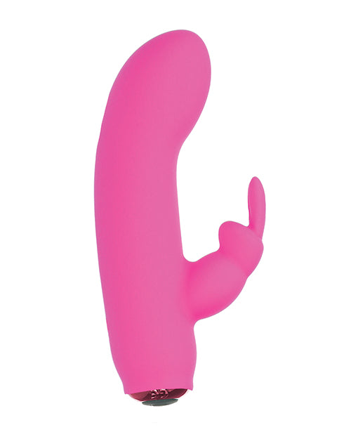 Alice's Bunny Rechargeable Bullet W-rabbit Sleeve - 10 Functions Pink - LUST Depot