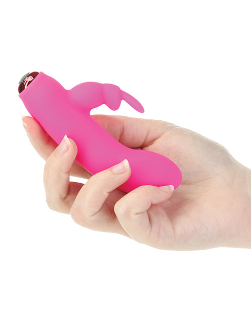 Alice's Bunny Rechargeable Bullet W-rabbit Sleeve - 10 Functions Pink - LUST Depot