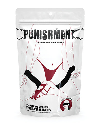 Punishment Thigh To Wrist Restraints - LUST Depot