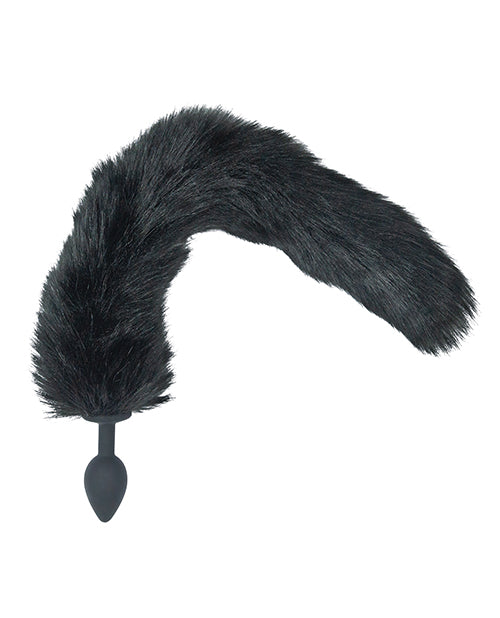 Punishment Fox Tail Plug - Black - LUST Depot