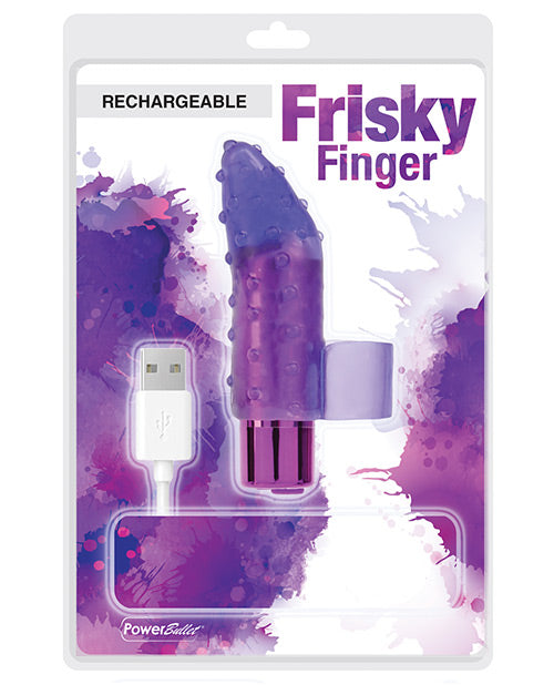 Frisky Finger Rechargeable - Purple - LUST Depot