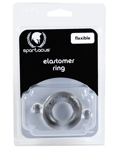 Spartacus Elastomer Cock Ring - Clear - LUST Depot