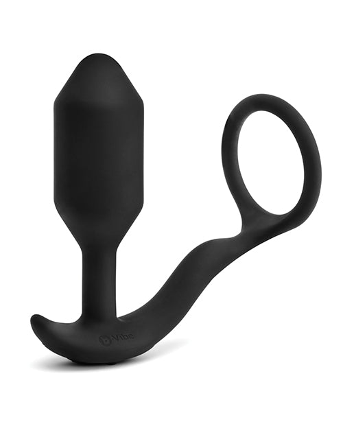 B-vibe Vibrating Snug & Tug Medium - Black - LUST Depot