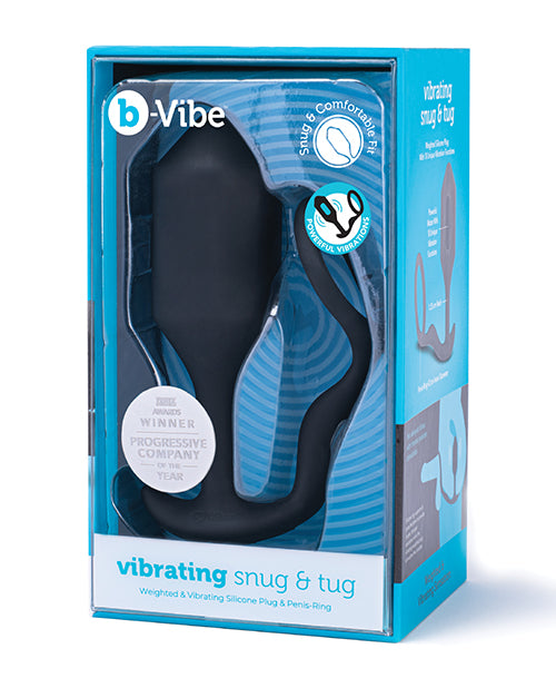 B-vibe Vibrating Snug & Tug Xl - Black - LUST Depot