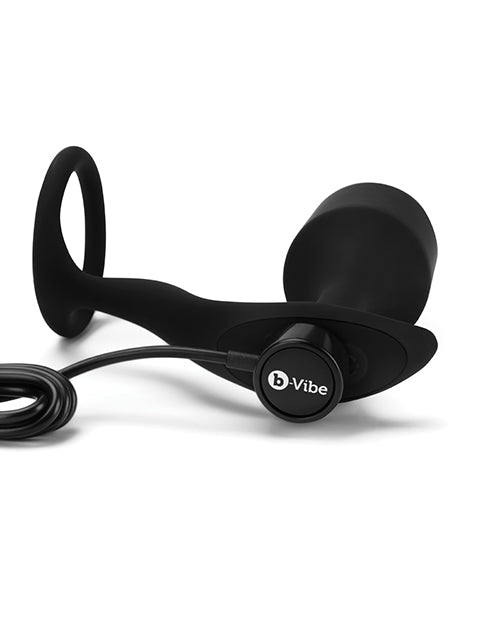 B-vibe Vibrating Snug & Tug Xl - Black - LUST Depot